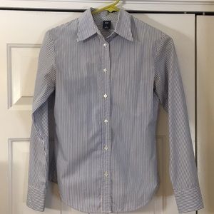 Gap pinstriped button down